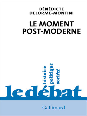 cover image of Le moment post-moderne